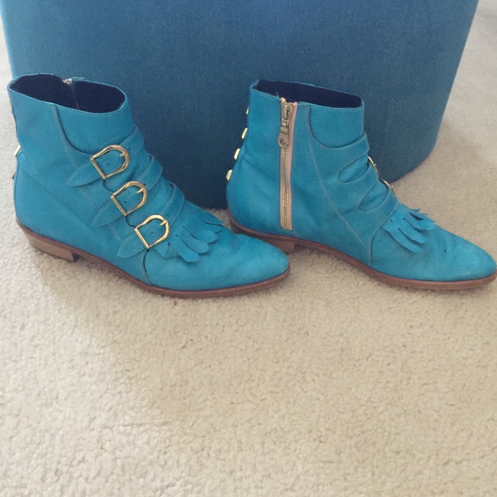 RARE COLOR…Modern Vice Jett Boots rare limited edition turquoise - Picture 9 of 16